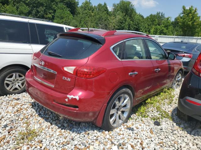 JNKAJ09E78M304056 - 2008 INFINITI EX35 BASE MAROON photo 3