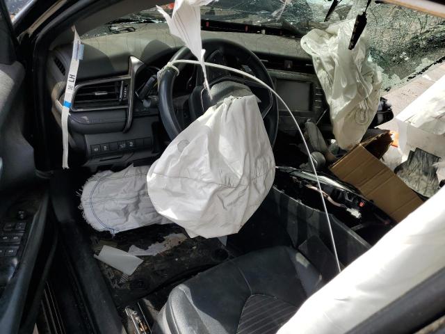 4T1B11HK7KU798537 - 2019 TOYOTA CAMRY L BLACK photo 8