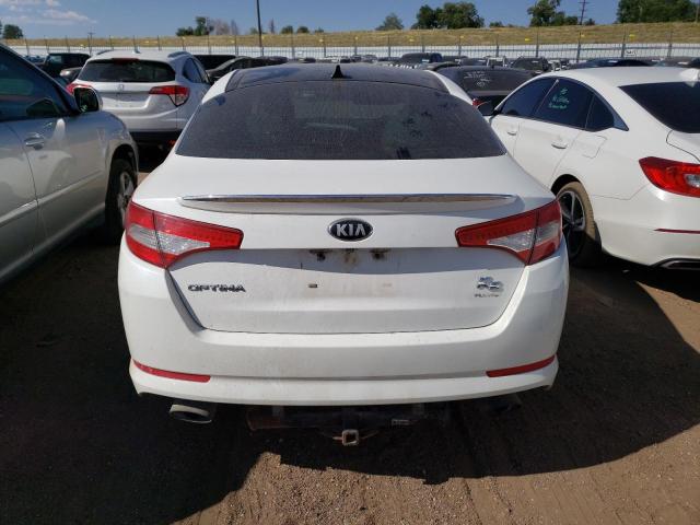 5XXGR4A60DG095436 - 2013 KIA OPTIMA SX WHITE photo 6