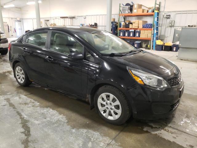 KNADM4A39D6121387 - 2013 KIA RIO LX BLACK photo 4