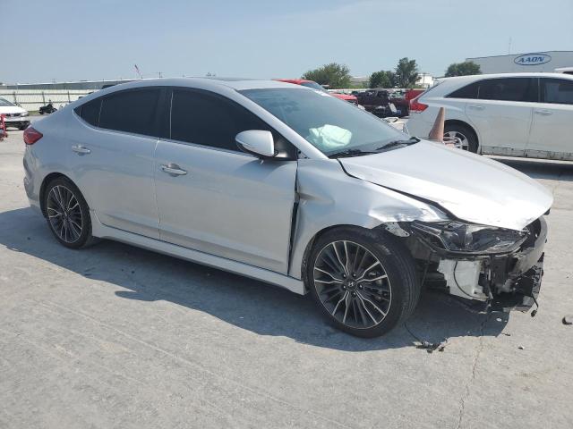 KMHD04LB6JU721967 - 2018 HYUNDAI ELANTRA SPORT SILVER photo 4