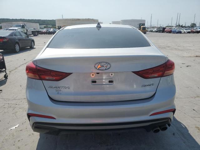 KMHD04LB6JU721967 - 2018 HYUNDAI ELANTRA SPORT SILVER photo 6