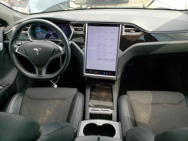 5YJSA1E24HF213021 - 2017 TESLA MODEL S Сірий фото 8
