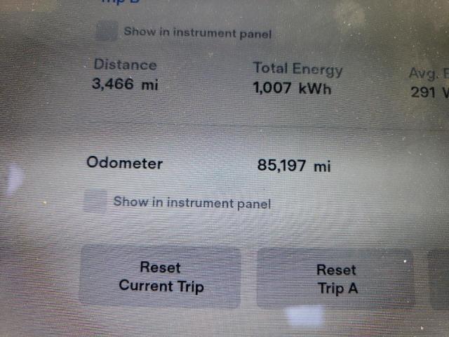 5YJSA1E24HF213021 - 2017 TESLA MODEL S Сірий фото 9