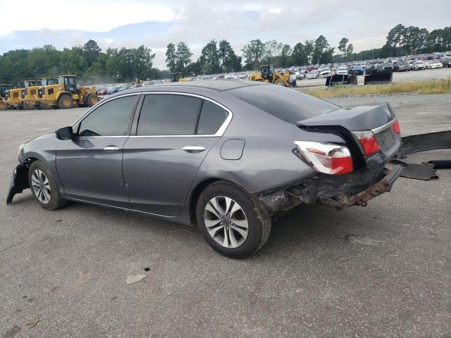 1HGCR2F36DA268763 - 2013 HONDA ACCORD LX GRAY photo 2