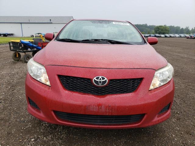 JTDBL40E899044260 - 2009 TOYOTA COROLLA BASE RED photo 5