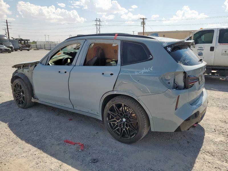5YM13EC07R9U36302 - 2024 BMW X3 M GRAY photo 2