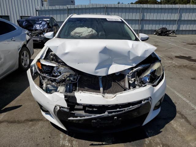 2T1BURHE6EC165484 - 2014 TOYOTA COROLLA L WHITE photo 5