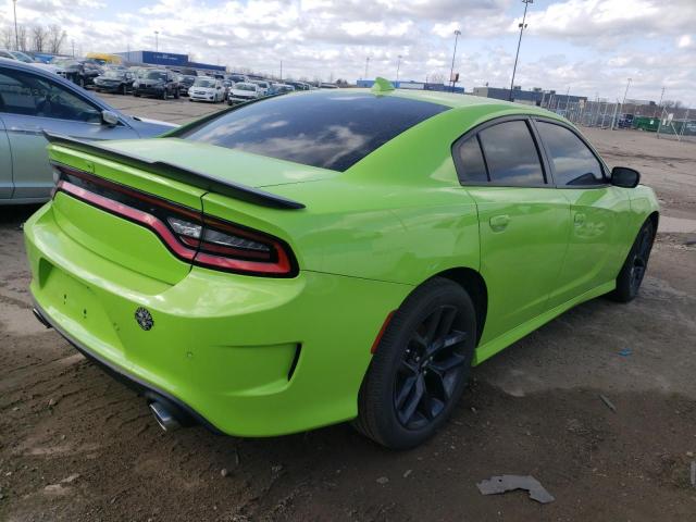 2C3CDXCT8KH619500 - 2019 DODGE CHARGER R/T GREEN photo 4