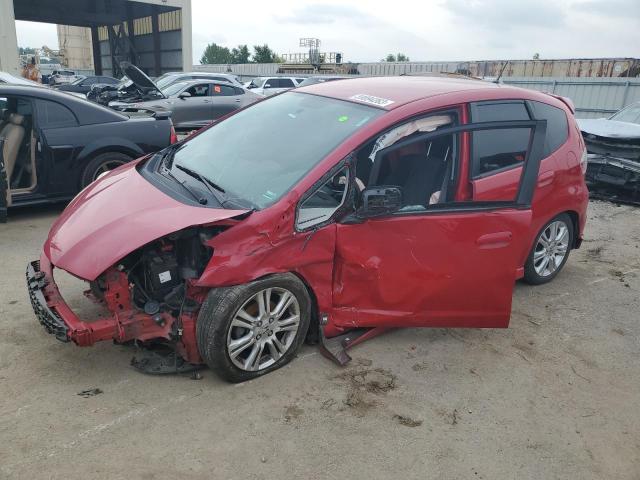 JHMGE88439S043818 - 2009 HONDA FIT SPORT RED photo 1