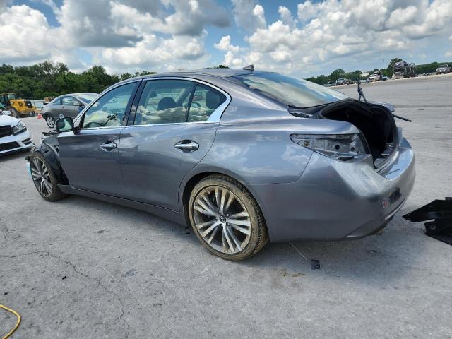 JN1EV7AP7JM363176 - 2018 INFINITI Q50 LUXE GRAY photo 2