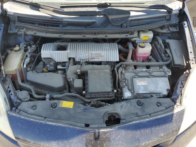 JTDKN3DU9C1604279 - 2012 TOYOTA PRIUS ლურჯი ფოტო 11