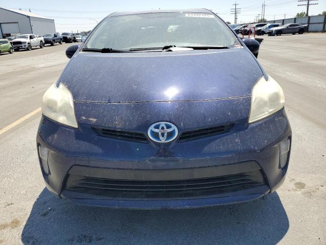JTDKN3DU9C1604279 - 2012 TOYOTA PRIUS ლურჯი ფოტო 5