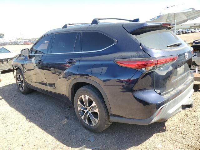 5TDHZRAH1LS015755 - 2020 TOYOTA HIGHLANDER XLE Կապույտ լուսանկար 2