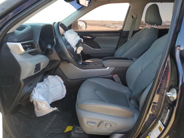 5TDHZRAH1LS015755 - 2020 TOYOTA HIGHLANDER XLE Կապույտ լուսանկար 7
