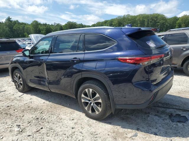 5TDGZRBH6MS072030 - 2021 TOYOTA HIGHLANDER XLE Синій фото 2