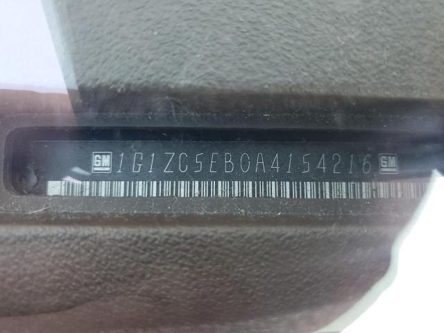 1G1ZC5EB0A4154216 - 2010 CHEVROLET MALIBU 1LT أزرق صورة 12