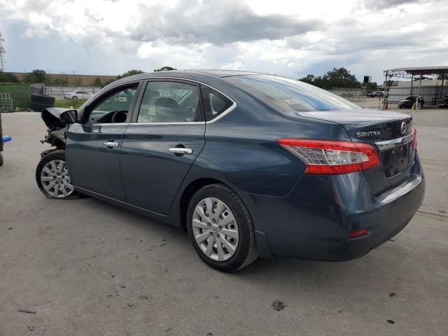 3N1AB7AP1EL678451 - 2014 NISSAN SENTRA S TURQUOISE photo 2