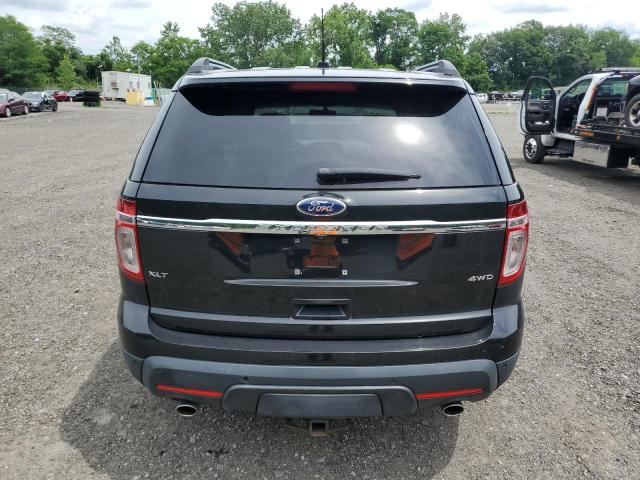 1FM5K8D8XFGB35724 - 2015 FORD EXPLORER XLT BLACK photo 6