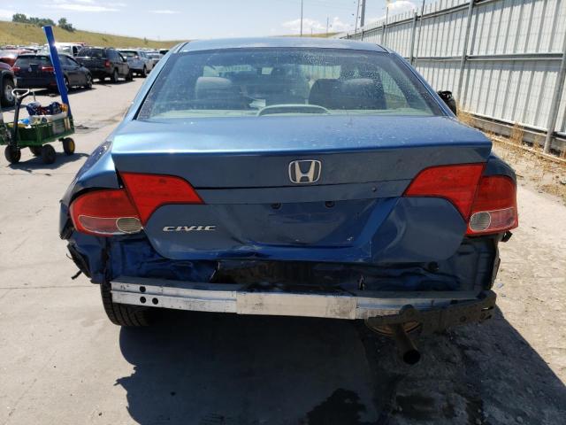 2HGFA16578H517448 - 2008 HONDA CIVIC LX BLUE photo 6