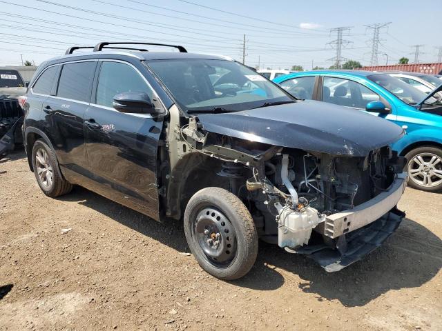 5TDJKRFH1ES055349 - 2014 TOYOTA HIGHLANDER XLE BLACK photo 4