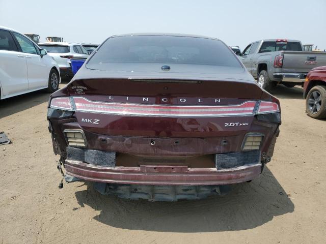 3LN6L5B90HR630599 - 2017 LINCOLN MKZ PREMIERE BURGUNDY photo 6