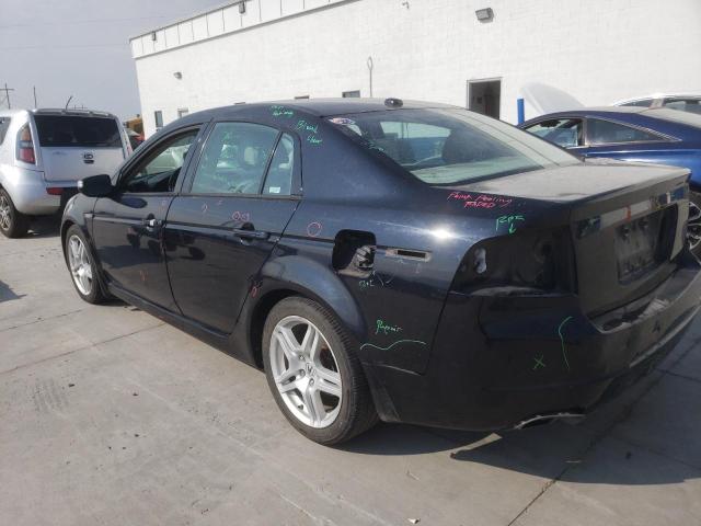 19UUA66258A034744 - 2008 ACURA TL BLACK photo 2