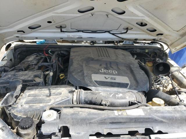 1C4HJWEG6FL751829 - 2015 JEEP WRANGLER U SAHARA WHITE photo 11