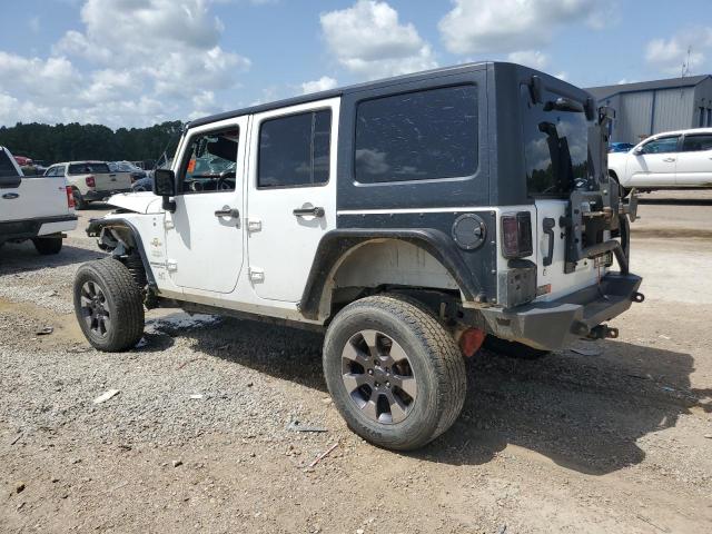 1C4HJWEG6FL751829 - 2015 JEEP WRANGLER U SAHARA WHITE photo 2