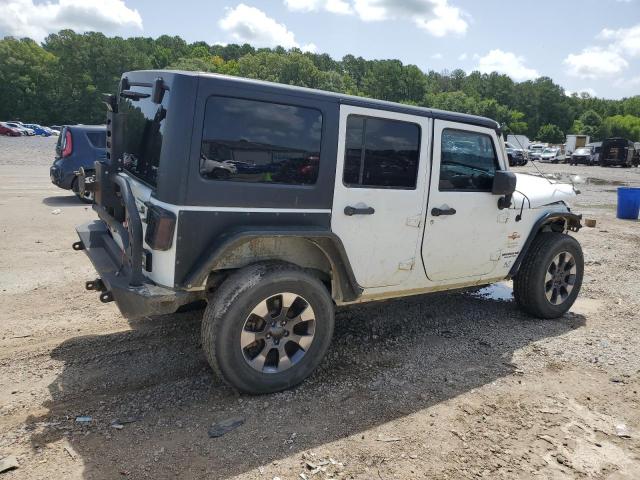 1C4HJWEG6FL751829 - 2015 JEEP WRANGLER U SAHARA WHITE photo 3