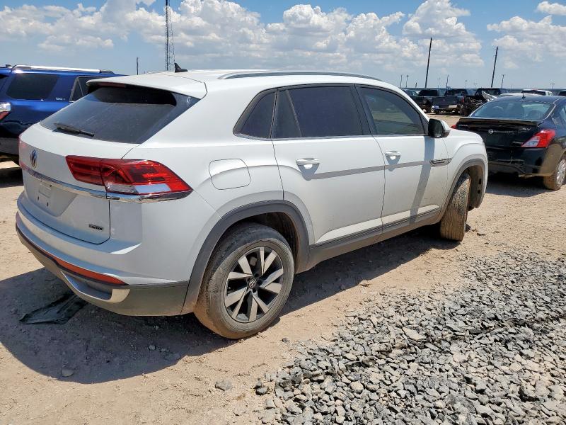 1V24C2CA0LC214173 - 2020 VOLKSWAGEN ATLAS CROS SE WHITE photo 3