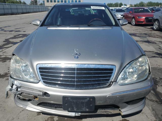 WDBNG84J15A433846 - 2005 MERCEDES-BENZ S 500 4MATIC SILVER photo 5