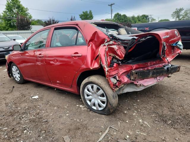 2T1BU4EE5AC410230 - 2010 TOYOTA COROLLA BASE წითელი ფოტო 2