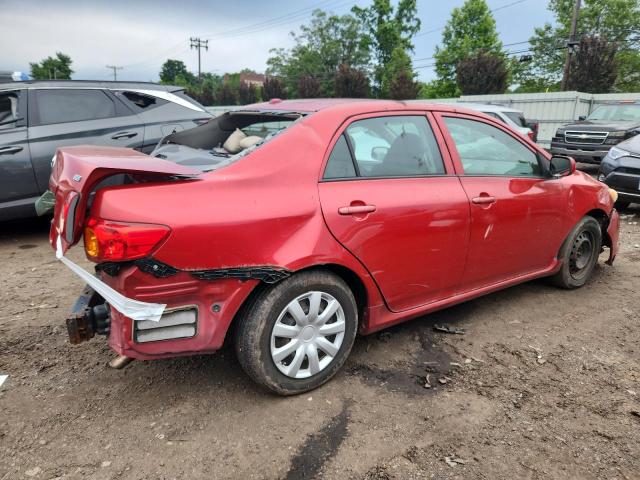 2T1BU4EE5AC410230 - 2010 TOYOTA COROLLA BASE წითელი ფოტო 3