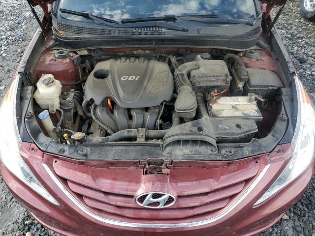 5NPEB4AC6CH462604 - 2012 HYUNDAI SONATA GLS MAROON photo 11