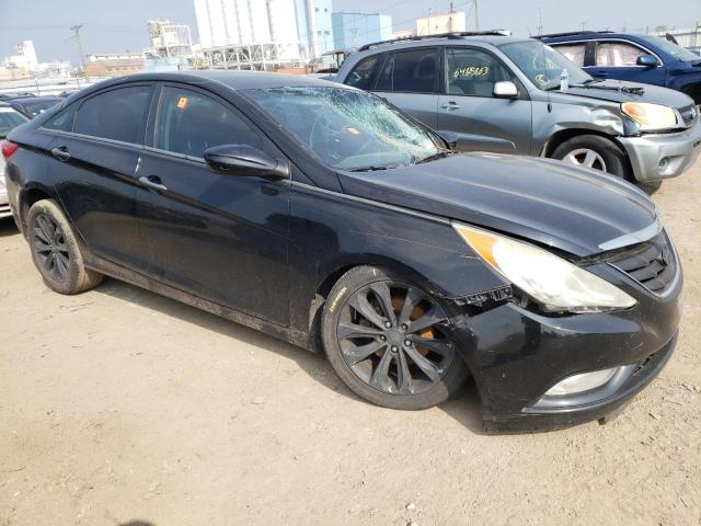 5NPEC4AC6BH038447 - 2011 HYUNDAI SONATA SE BLACK photo 4