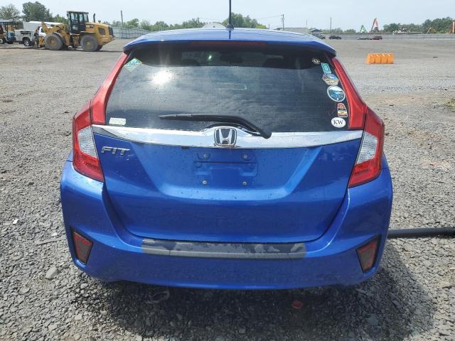 JHMGK5H76GS001237 - 2016 HONDA FIT EX BLUE photo 6