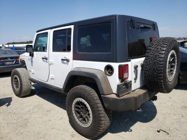 1C4BJWFG8FL751867 - 2015 JEEP WRANGLER RUBICON WHITE photo 2