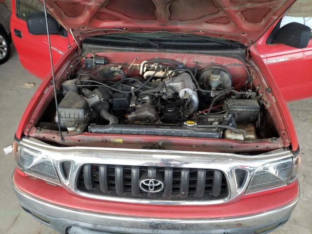 5TEGM92N23Z162250 - 2003 TOYOTA TACOMA DOUBLE CAB PRERUNNER RED photo 11