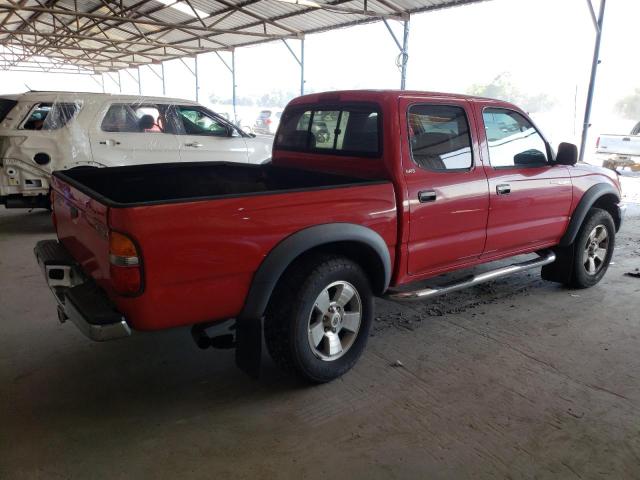 5TEGM92N23Z162250 - 2003 TOYOTA TACOMA DOUBLE CAB PRERUNNER RED photo 3