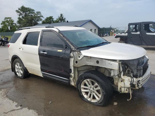 1FM5K8D89FGC38424 - 2015 FORD EXPLORER XLT WHITE photo 4