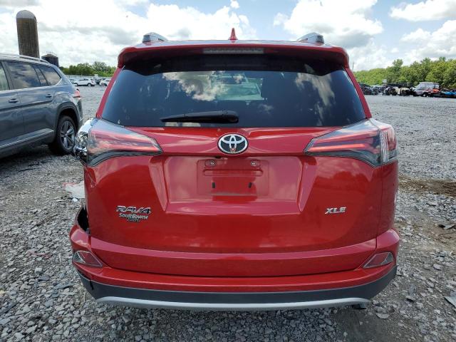 2T3WFREV3GW266202 - 2016 TOYOTA RAV4 XLE RED photo 6