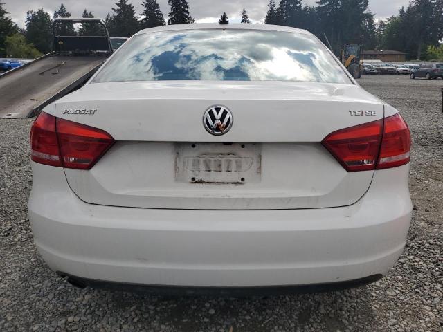 1VWBT7A33EC081113 - 2014 VOLKSWAGEN PASSAT SE WHITE photo 6