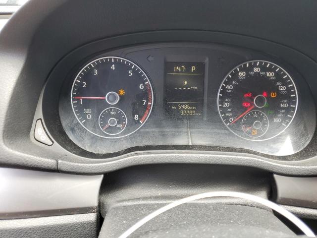 1VWAS7A38FC105230 - 2015 VOLKSWAGEN PASSAT S SILVER photo 9