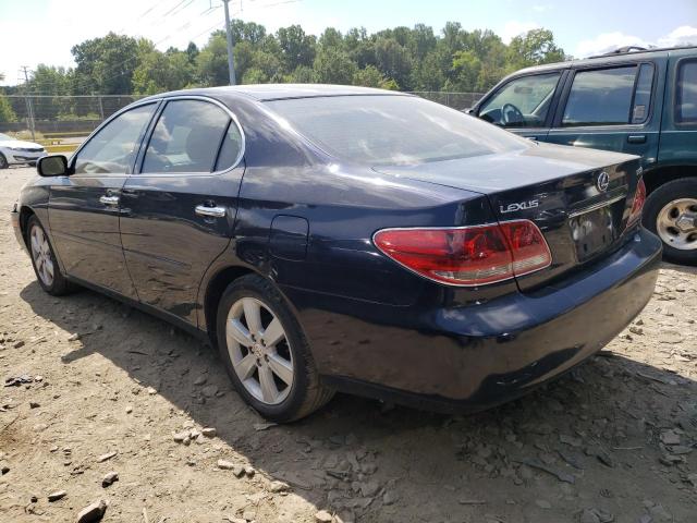 JTHBA30G955112678 - 2005 LEXUS ES 330 BLACK photo 2