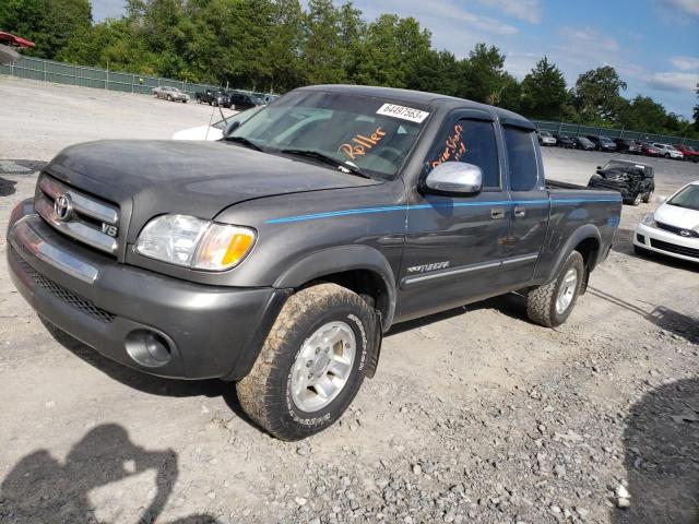 5TBRT34184S444905 - 2004 TOYOTA TUNDRA ACCESS CAB SR5 GRAY photo 1