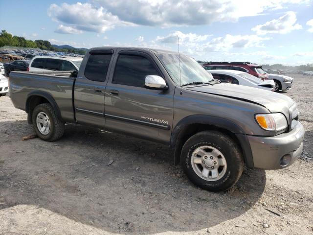 5TBRT34184S444905 - 2004 TOYOTA TUNDRA ACCESS CAB SR5 GRAY photo 4