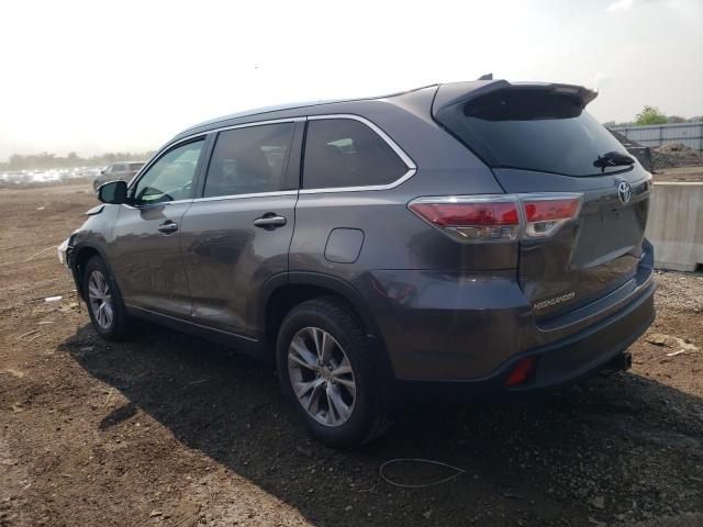 5TDJKRFH6FS107012 - 2015 TOYOTA HIGHLANDER XLE Boz foto 2