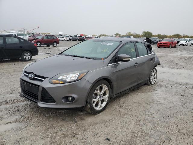 1FADP3N25DL162953 - 2013 FORD FOCUS TITANIUM GRAY photo 2