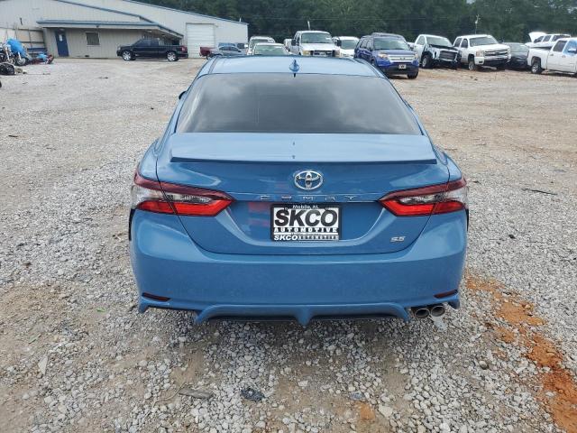 4T1S11AK8PU140274 - 2023 TOYOTA CAMRY SE NIGHT SHADE BLUE photo 6